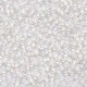 Miyuki rocailles kralen 11/0 - White lined crystal ab 11-284